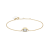 Liora Muse 1CT Emerald Cut Lab Grown Diamond Chain Bracelet
