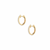 Liora Muse 0.22 Carats Diamond Pavé 14mm Hoop Earrings in 10K Solid Gold