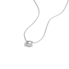 Liora Muse 0.5CT Lab Grown Diamond Bezel Set Pendant Neckalce In 9K Solid Gold