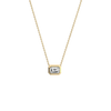 Liora Muse 0.5CT Lab Grown Diamond Bezel Set Pendant Neckalce In 9K Solid Gold