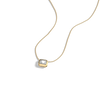 Liora Muse 0.5CT Lab Grown Diamond Bezel Set Pendant Neckalce In 9K Solid Gold