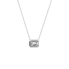 Liora Muse 1CT Lab Grown Diamond Bezel Set Pendant Neckalce In 9K Solid Gold