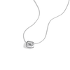 Liora Muse 1CT Lab Grown Diamond Bezel Set Pendant Neckalce In 9K Solid Gold