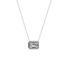 Liora Muse 1CT Lab Grown Diamond Bezel Set Pendant Neckalce In 9K Solid Gold