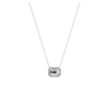 Liora Muse 1CT Lab Grown Diamond Bezel Set Pendant Neckalce In 9K Solid Gold