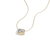 Liora Muse 1CT Lab Grown Diamond Bezel Set Pendant Neckalce In 9K Solid Gold