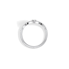 Liora Muse 0.23 Carat V Shape Stackable Lab Grown Diamond Chevron Ring 9K Solikd Gold