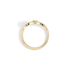 Liora Muse 0.23 Carat V Shape Stackable Lab Grown Diamond Chevron Ring 9K Solikd Gold