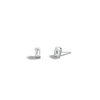 Lab Diamond Hexagon Bezel Studs