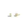 Lab Diamond Hexagon Bezel Studs