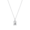Liora Muse 2CT Emerald Cut Lab Diamond Pendant Necklace In 10K Solid Gold