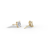  Emerald Cut Lab Grown Diamond Stud Earrings IGI Certified – Classic Claw Prong