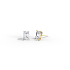  Emerald Cut Lab Grown Diamond Stud Earrings IGI Certified – Classic Claw Prong
