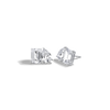 Liora Muse 12 Carat Emerald and Pear Cut Toi et Moi Lab Grown Diamond Stud Earrings (6 ct each side)