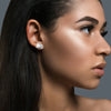 Liora Muse 12 Carat Emerald and Pear Cut Toi et Moi Lab Grown Diamond Stud Earrings (6 ct each side)
