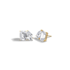 Liora Muse 12 Carat Emerald and Pear Cut Toi et Moi Lab Grown Diamond Stud Earrings (6 ct each side)