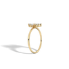 Liora Muse 0.51 Carat 5-Pedal Floral Pear Cut (5PC) Lab Grown Diamond Ring 9k Solid Gold
