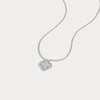 Liora Muse 0.42 Carat Lucky Clover Lab Grown Diamond Pendant Necklace 9k Solid Gold