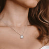 Liora Muse 0.42 Carat Lucky Clover Lab Grown Diamond Pendant Necklace 9k Solid Gold