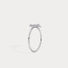 Liora Muse 0.02 Carat Feminie Bow Design Lab Grown Diamnond Ring 9k Solid Gold