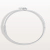 1CTW Round Lab Grwon Diamond Pave Halo Bangel Bracelet