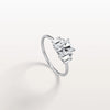 Liora Muse 1.00 Carat Radiant Cut Lab Grown Diamond Ring with 4 Baguette Cut Side Stones 9k Gold