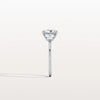 Liora Muse 1.00 Carat Radiant Cut Lab Grown Diamond Ring with 4 Baguette Cut Side Stones 9k Gold