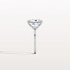 Liora Muse 3.00 Carat Radiant Cut Lab Grown Diamond Ring with 4 Baguette Cut Side Stones 9k Gold