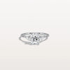 1CT Radiant Cut Lab Diamond Three Stone Engagement Ring In 10K Solid Gold/Platinum
