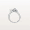 1CT Radiant Cut Lab Diamond Three Stone Engagement Ring In 10K Solid Gold/Platinum