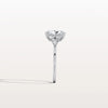 2CT Radiant Cut Lab Diamond Three Stone Engagement Ring In 10K Solid Gold/Platinum