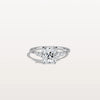 Liora Muse 1CT Radiant Cut Lab Diamond Side Stone Engagement Ring in 10K Solid Gold