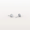 Liora Muse 0.60 Carat Hexagon Bezel Lab Grown Diamond Stud Earrihngs (0.30 ct each side) 9k Solid Gold