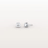 Liora Muse 0.60 Carat Hexagon Bezel Lab Grown Diamond Stud Earrihngs (0.30 ct each side) 9k Solid Gold