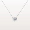 Liora Muse 4CTW Emerald and Pear Cut Lab Diamoned Toi et Moi Necklace