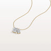 Liora Muse 4CTW Emerald and Pear Cut Lab Diamoned Toi et Moi Necklace