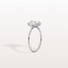 Liora Muse 2.00 Carat Radiant and Pear Cut (1.00 Carat Each) Toi et Moi Lab Grown Diamond Ring in 9k Gold