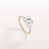 Liora Muse 2.00 Carat Radiant and Pear Cut (1.00 Carat Each) Toi et Moi Lab Grown Diamond Ring in 9k Gold