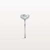 Liora Muse 4.00 Carat Radiant and Pear Cut (2.00 Carat Each) Toi et Moi Lab Grown Diamond Ring in 9k Gold