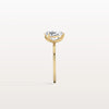 Liora Muse 4.00 Carat Radiant and Pear Cut (2.00 Carat Each) Toi et Moi Lab Grown Diamond Ring in 9k Gold