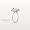 Liora Muse 6.00 Carat Radiant and Pear Cut (3.00 Carat Each) Toi et Moi Lab Grown Diamond Ring in 9k Gold