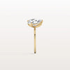 Liora Muse 6.00 Carat Radiant and Pear Cut (3.00 Carat Each) Toi et Moi Lab Grown Diamond Ring in 9k Gold