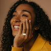 Liora Muse 6.00 Carat Radiant and Pear Cut (3.00 Carat Each) Toi et Moi Lab Grown Diamond Ring in 9k Gold