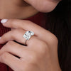 Liora Muse 6.00 Carat Radiant and Pear Cut (3.00 Carat Each) Toi et Moi Lab Grown Diamond Ring in 9k Gold