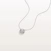 Liora Muse 0.5CT Round Lab Grown Diamond Halo Necklace In 10K Solid Gold