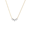 Liora Muse Pear Lab Grown Diamond Cluster Necklace