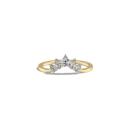 Liora Muse 0.41CTW Lab Grown Diamond Curved Anniversary Band
