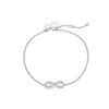Liora Muse 0.08 Carat Diamond Pavé Infinity Symbol (Horizontal 8) Lab Grown Diamond Bracelet 9k Solid Gold