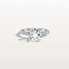 Liora Muse 2CT Round Solitaire Lab-grown Diamond Channel Set Engagement Ring in 10K Solid Gold