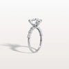Liora Muse 2CT Round Solitaire Lab-grown Diamond Channel Set Engagement Ring in 10K Solid Gold